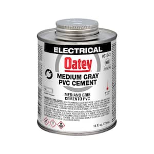 16 oz. Medium Gray Electrical PVC Pipe Cement