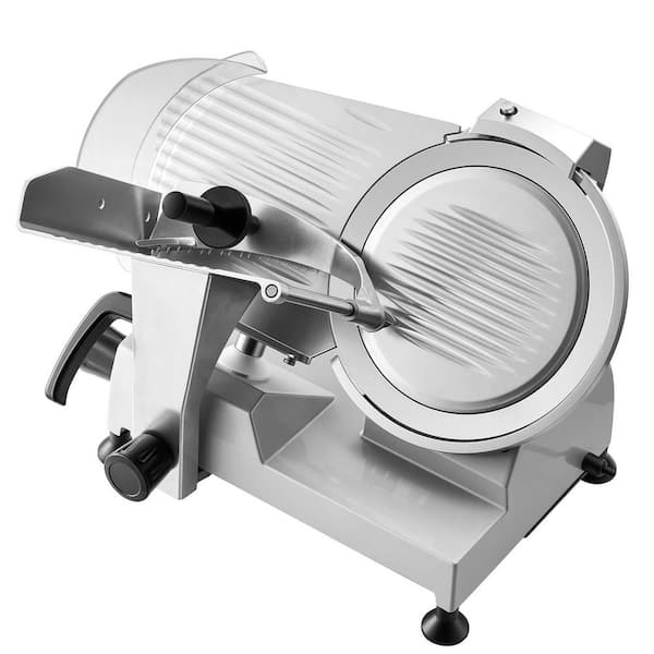 SVOPES Commercial Electric Meat Slicer, 320W Silver Food Slicer