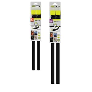 Industrial Heavy-Duty Reusable, Flexible Twist Ties-One 6 ft. (2-Pack) One 10 ft. (2-Pack)