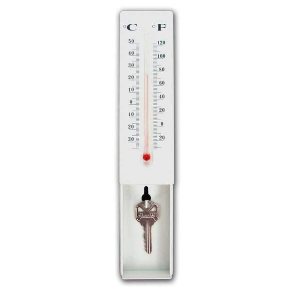 Thermometer Hide-A-Key Hidden Key Hider Safe 