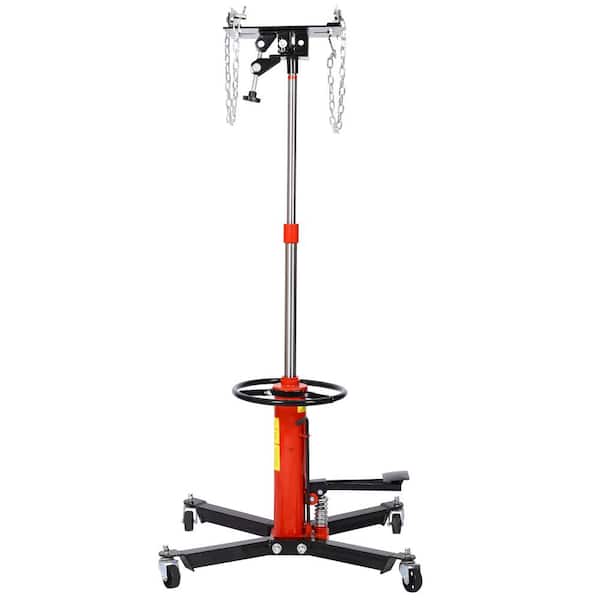 WRIGHTMASTER 1660 lbs. Transmission Jacks in Red with 2 Stage