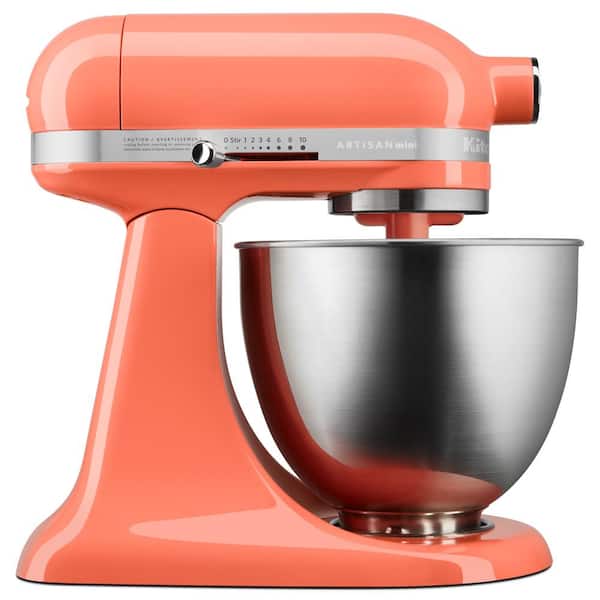 KitchenAid Artisan 3.5 Qt. 10-Speed Bird of Paradise Stand Mixer with KSM3311XPH The Home Depot