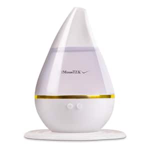 0.06 Gal. 250 ml Cool Mist Humidifier Ultrasonic Aroma Essential Oil Diffuser 7-Color Changeable LED Lights in White