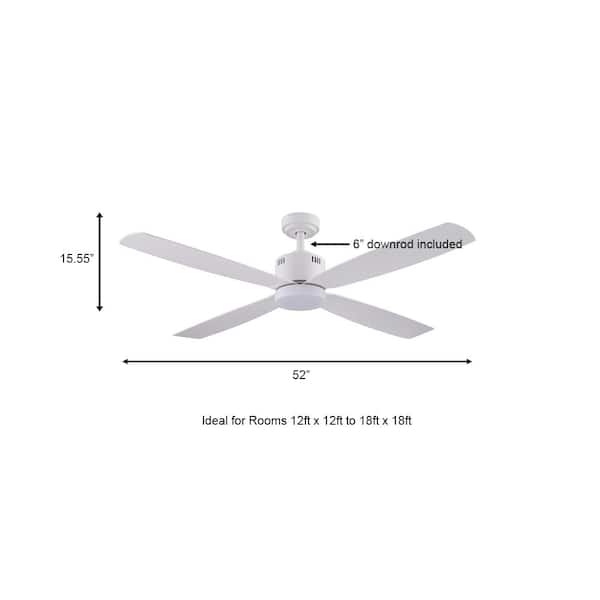 Home Decorators Collection Kitteridge 52 in. LED Indoor
