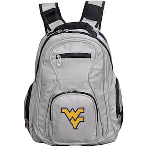 NCAA West Virginia Mountaineers 19 in. Gray Laptop Backpack