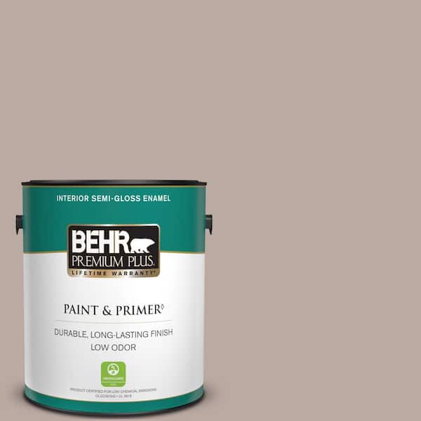 BEHR PREMIUM PLUS 1 gal. #770B-4 Classic Semi-Gloss Enamel Low Odor Interior Paint & Primer