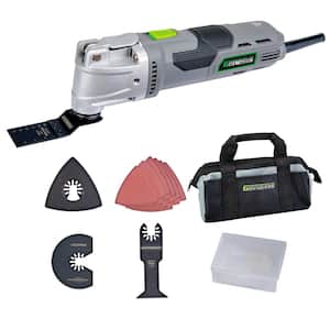 3.5 Amp Variable-Speed Oscillating Multi-Tool Kit with 16-Piece Accessory Set, Accessory Storage Box, and Carrying Bag