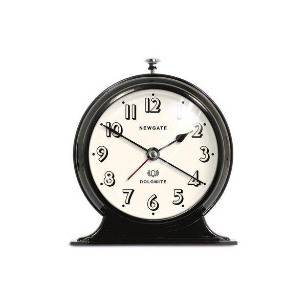 Generic unbranded 6.75 in. Dolomite Glass and Metal Alarm Clock