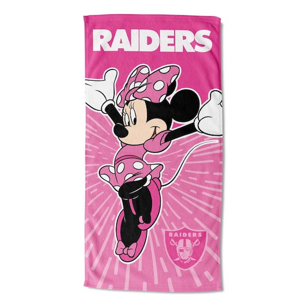 THE NORTHWEST GROUP NFL Disney NFL Minnie Raiders Spirit Hugger & Beach Towel