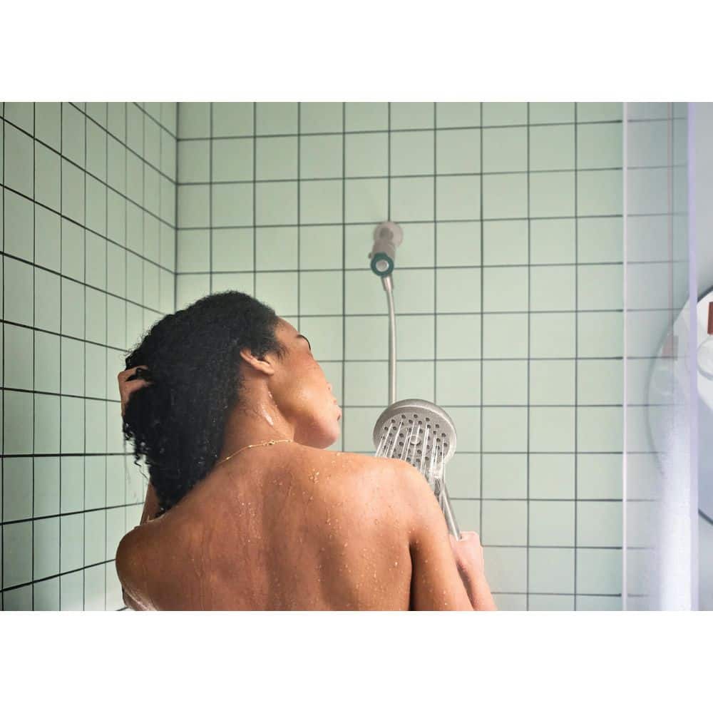 Verso Brushed Nickel Handheld Shower with Magnetix Docking
