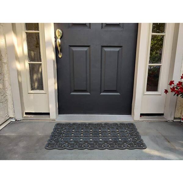 Color&Geometry Welcome Mats Outdoor Door mat Outside Entrance, 17x29 Door  Mats Outdoor Entrance, Heavy Duty Non Slip Waterproof Rubber Outside Door