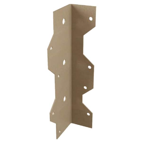 Unbranded 1-5/16 in. x 2-3/8 in. x 6-15/16 in. 16-Gauge Gold Coat Framing Angle