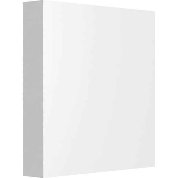Ekena Millwork 3 in. W x 3 in. H x 1/2 in. P Standard Sedgwick Rosette with Square Edge (2-Pack)
