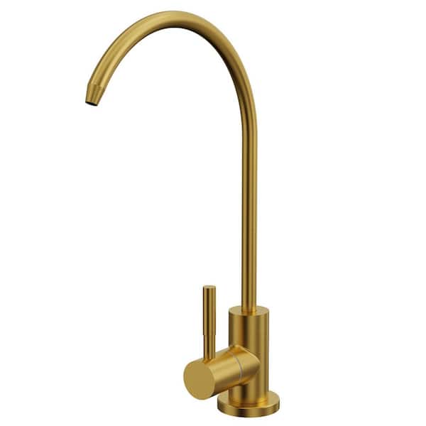 AquaPure Water Dispenser Faucet Beverage Faucet with Spot-Free in Brushed Gold Finish for Water Filtration Systems