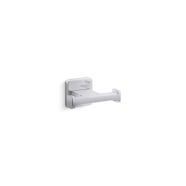 KOHLER Mavera Wall Mounted J-Hook Robe Hook in Polished Chrome