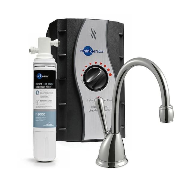 Involve View Instant Hot Water Dispenser w/ Premium Filtration System & 1-Handle 6.75 in. Faucet in Chrome