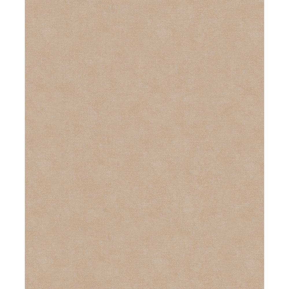 Flora Collection Orange Plain Linen Effect Shimmer Finish Non-Pasted Vinyl 