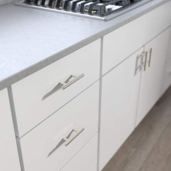 Solid Bar 2-1/2 in. (64 mm) Cabinet Drawer Bar Pull in Stainless Steel Finish