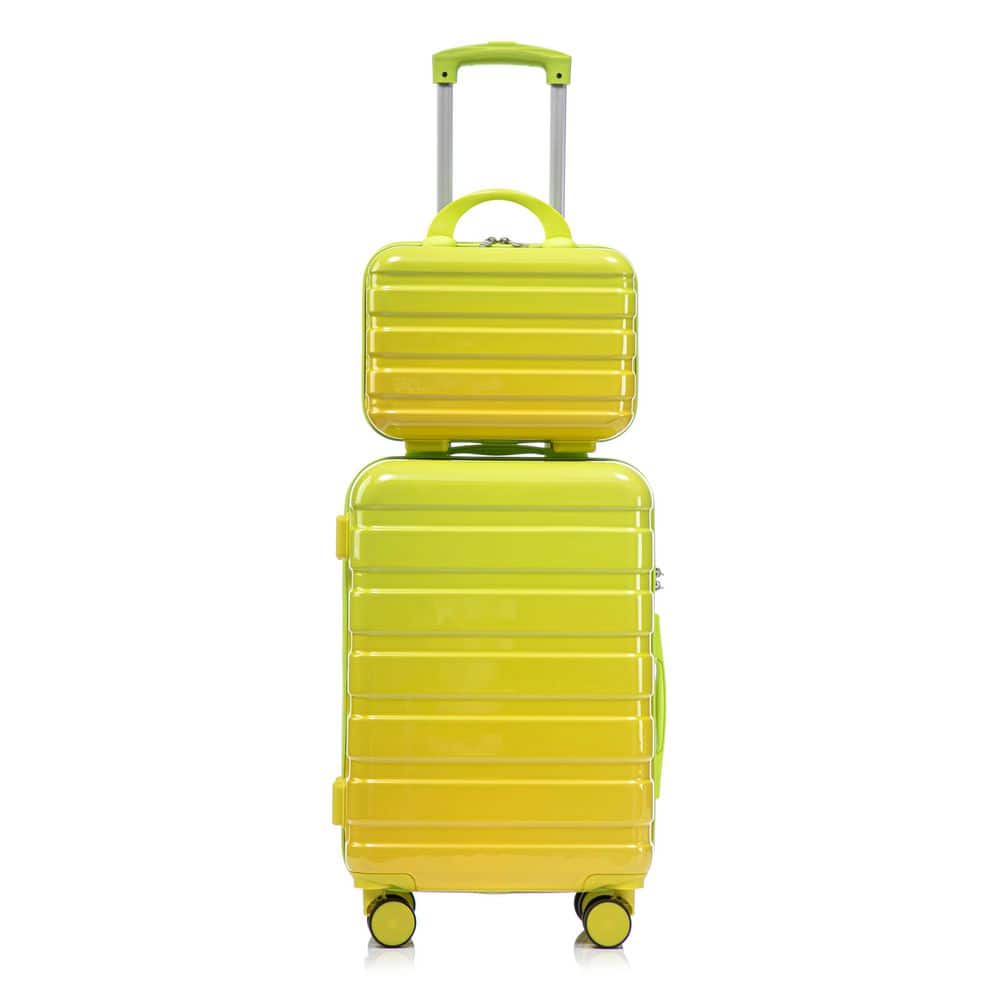 2-Pieces Green / Yellow Polycarbonate Luggage Set with Gradient Color and Combination Lock price history on PriceWatchPro