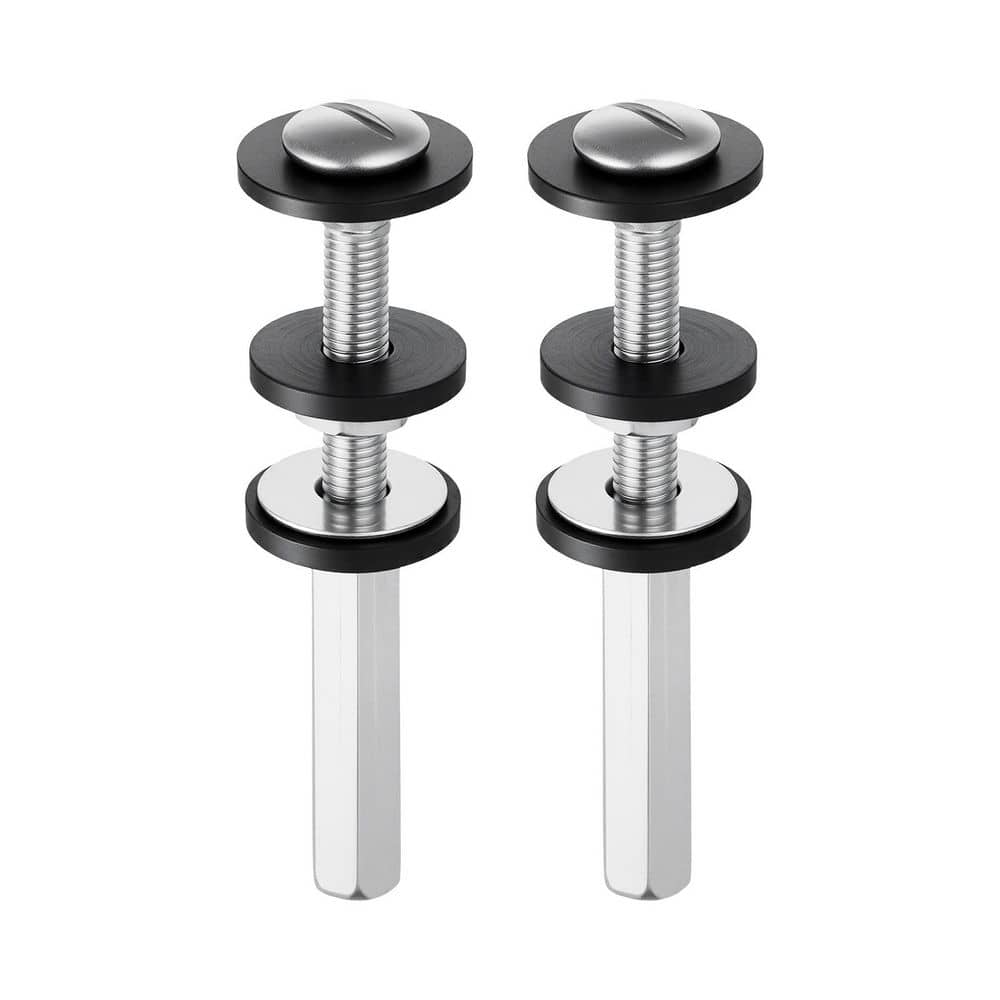 Universal Toilet Seat Bolts Kit, 2PCS Heavy Duty Stainless Steel Toilet Tank Bolts, Replacement Kit with Nuts, Washers price history on PriceWatchPro