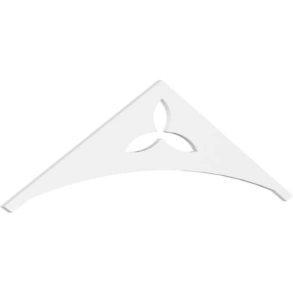Ekena Millwork Naple 1 in. D x 21 in. W x 72 in. L Signature Urethane Gable Pediment