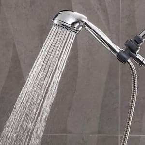 6-Spray Patterns with 1.8 GPM 3.5 in. Wall Mount Handheld Shower Head in Chrome