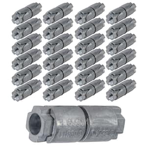 1/2 in. Double Expansion Shield, Zinc (24-Pack)