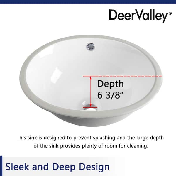 Have a question about DEERVALLEY Symmetry 18.31 in. Oval