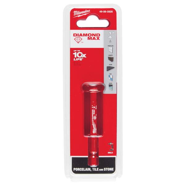 Milwaukee 1/4 in. Diamond Max Hole Saw 