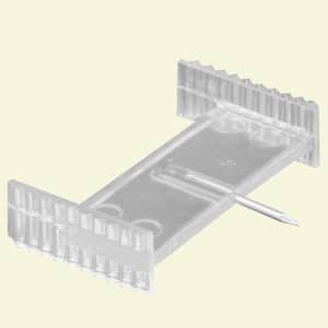 Window Grid Retainer, Clear Plastic (6-pack)