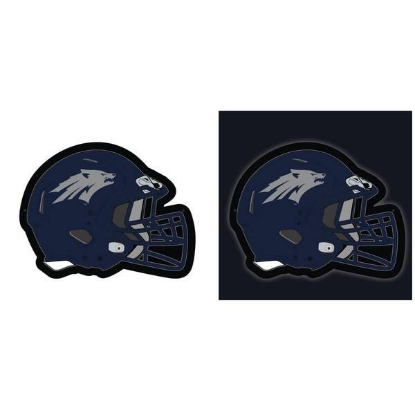 Evergreen University of Nevada Helmet 19 in. x 15 in. Plug-in LED ...