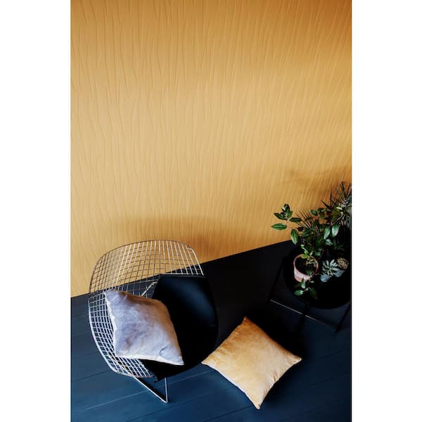 Folded Paper Paintable Textured Vinyl Non-Pasted Wallpaper Roll (Covers 57.5 Sq. Ft.)
