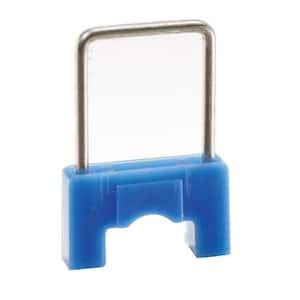 CableBoss 5/16 in. Plastic and Metal Staples, Blue (250-Pack)