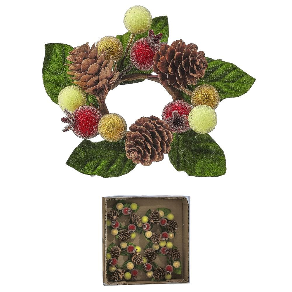 "4"" Mini Fruit Candle Ring Box of 4" price history on PriceWatchPro