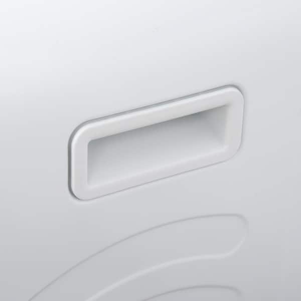 3.2 cu. ft. Vented Stainless Steel Drum, Front Load Electric Dryer for Apartments, Dorms, RVs in White