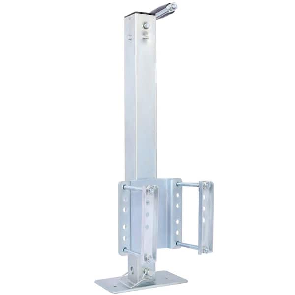 Angel Sar 28.6 in. Heavy-Duty Trailer Jack, Weight Capacity 2500 lbs., Fixed Mount Jack with Drop Leg
