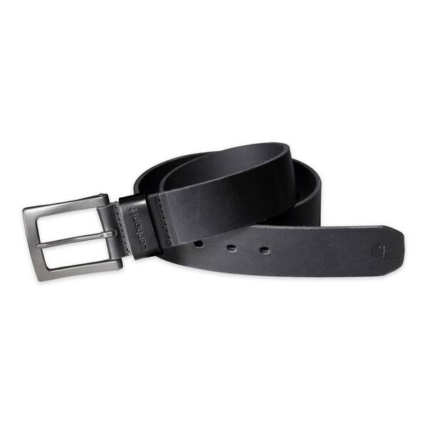 Carhartt Men's Size 34 Black Leather Anvil Belt