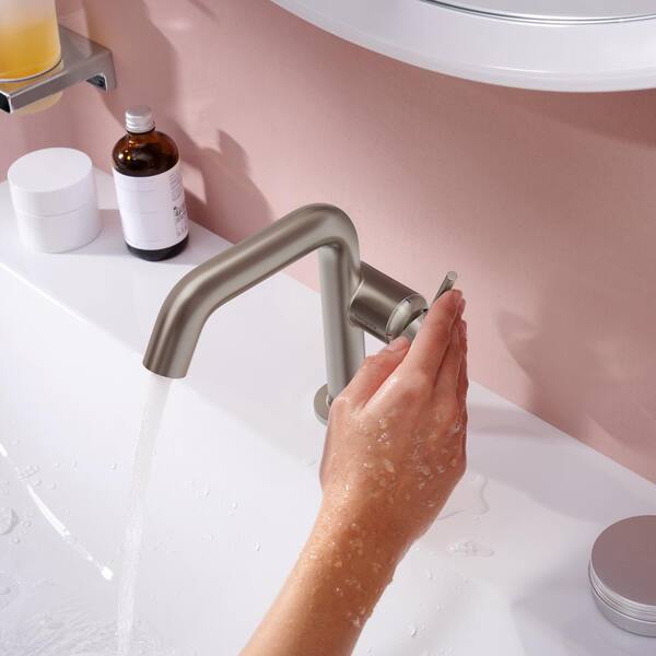 Hansgrohe Tecturis S Single Handle Single Hole Bathroom Faucet in