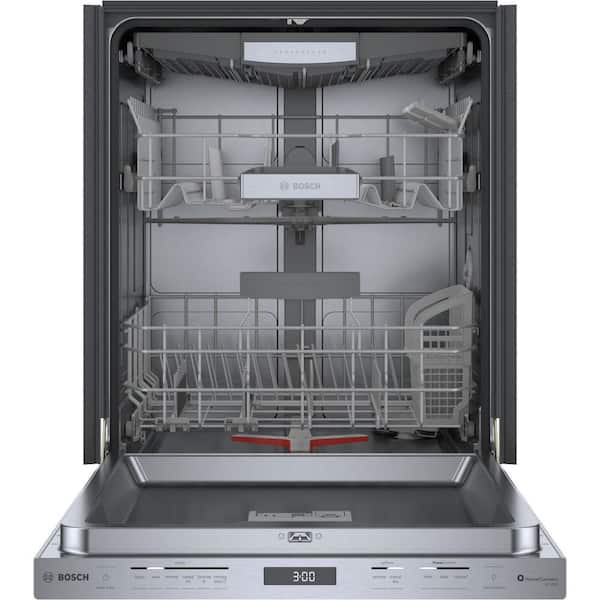 Stainless Home - Tub, The Series Top Pocket Depot Steel Steel 42 with dBA Control in. 800 24 Handle SHP78CM5N Bosch Tall Tub Dishwasher Stainless