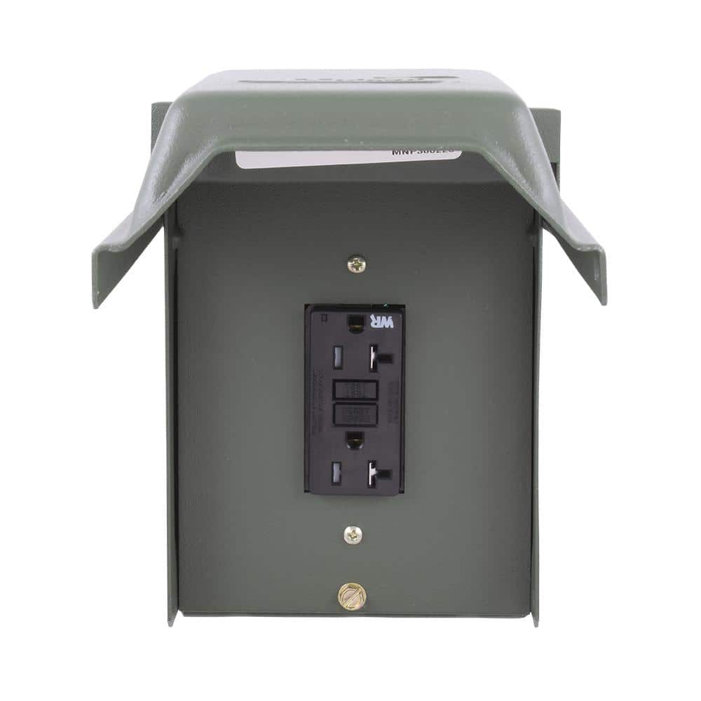 GE 20 Amp Backyard Outlet with GFI Receptacle U010010GRP - The