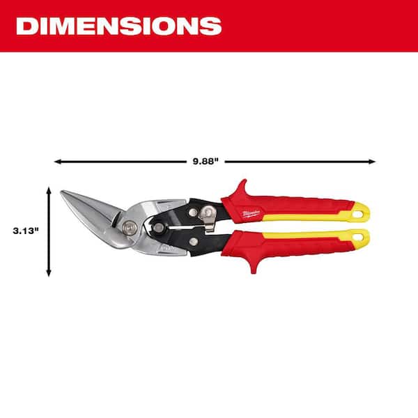 10 in. Straight-Cut Offset Aviation Snips 10 in. Straight-Cut Offset Aviation Snips