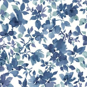 Watercolor Floral Peel and Stick Wallpaper (Covers 28.18 sq. ft.)