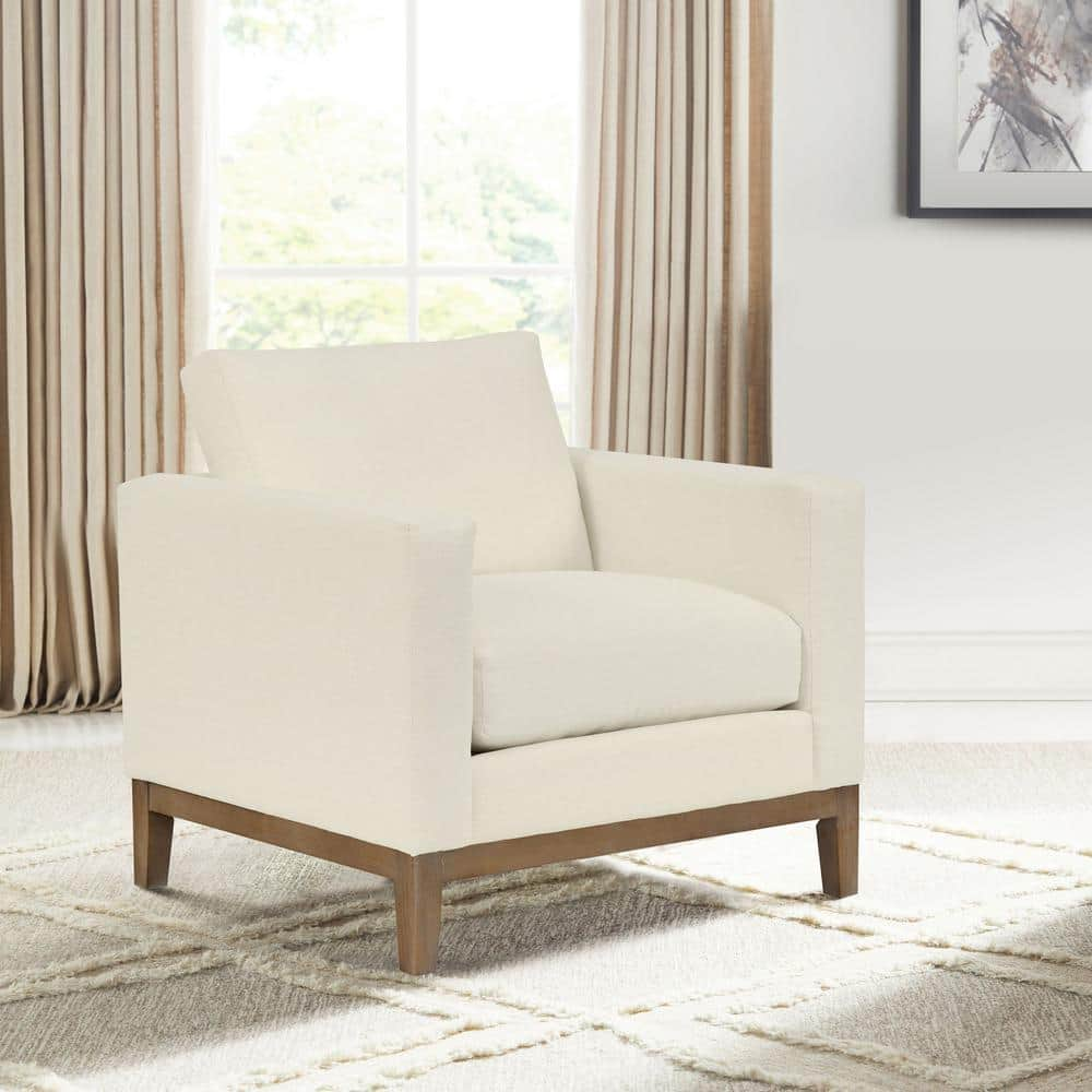 Armen Living Donna Sugar Fabric Armchair