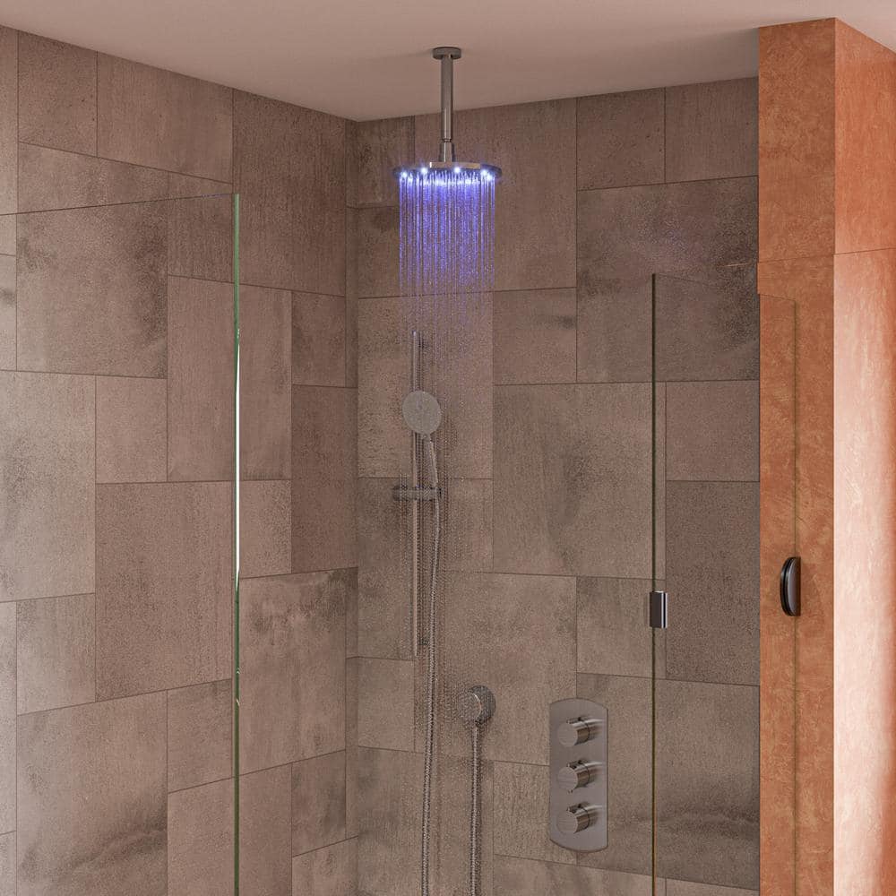 Delta 0.38-in Chrome Universal Shower Arm with Diverter Delta 0.38-in Chrome Universal Shower Arm with Diverter