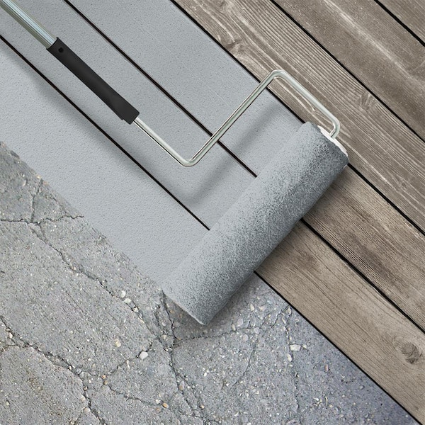 1 gal. #750E-3 Skyline Steel Textured Low-Lustre Enamel Interior/Exterior Porch and Patio Anti-Slip Floor Paint