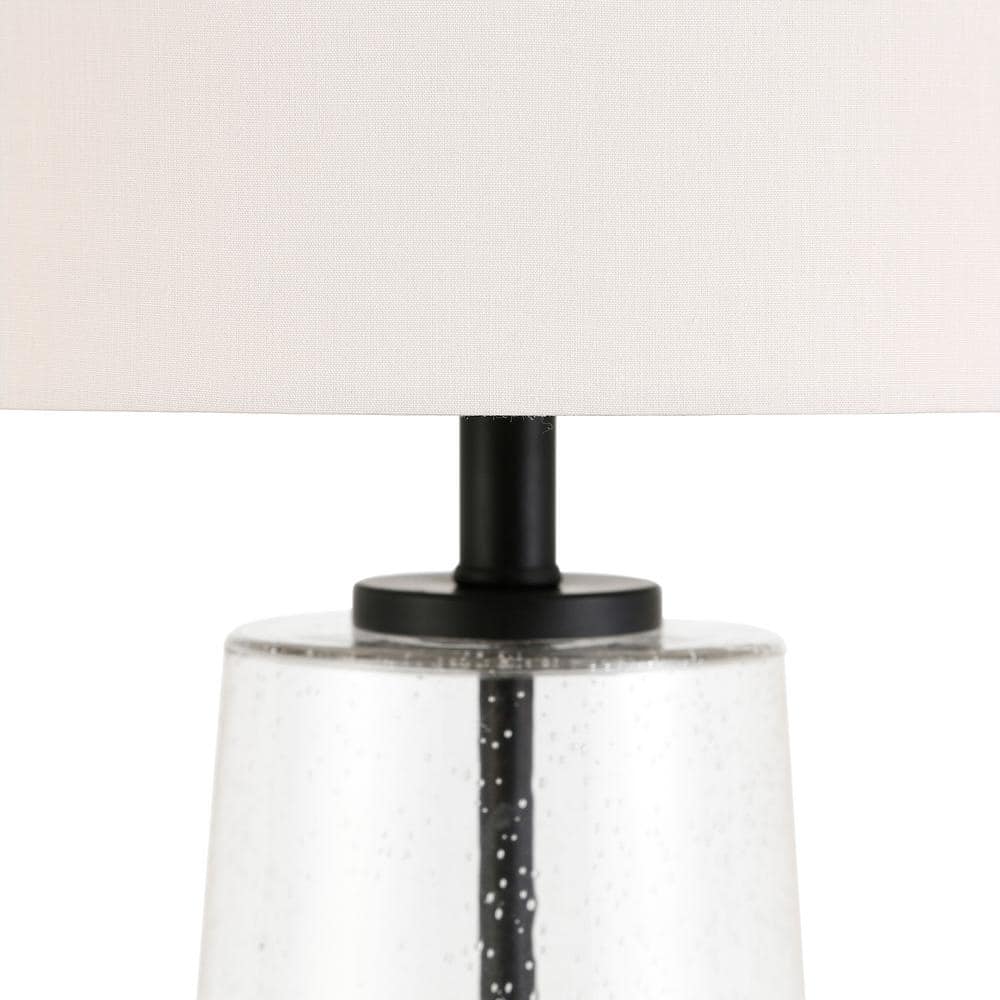 Kids' Voice-Controlled Tripod Lamp with Black Linen Shade