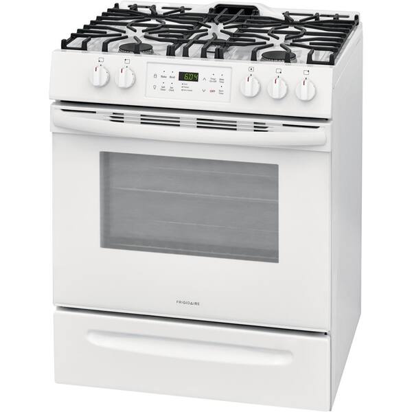 Frigidaire 30 In 5 0 Cu Ft Single Oven Gas Range With Self Cleaning White Ffgh3054uw The Home Depot - How To Clean Frigidaire Gas Oven Door Glass Frigidaire 30 In 5 0 Cu Ft Single Oven Gas Range With Self Cleaning White Ffgh3054uw The Home Depot - How To Clean Frigidaire Gas Oven Door Glass
