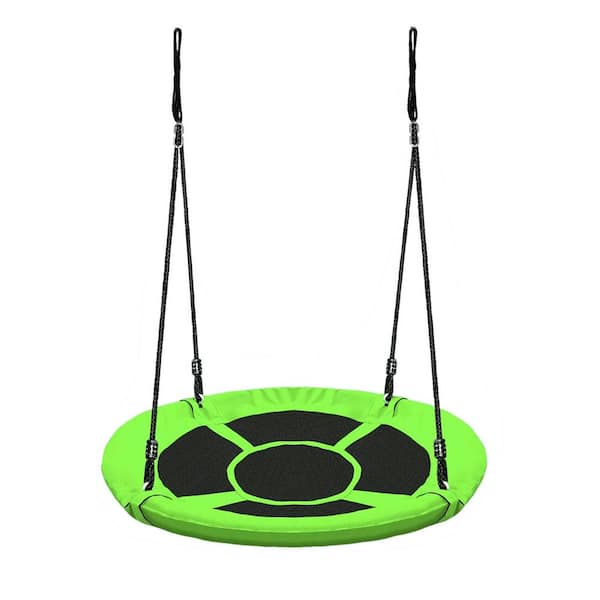 40 in. Saucer Tree Swing Set 500 lbs. Capacity Waterproof Outdoor Flying Swing Seat for Kids Adults Playground Backyard