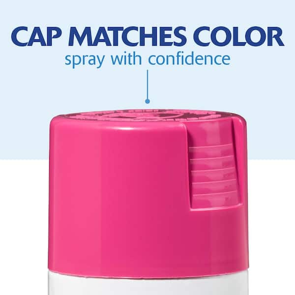 10.25 oz. Bright Pink Glitter Spray Paint (6-pack)