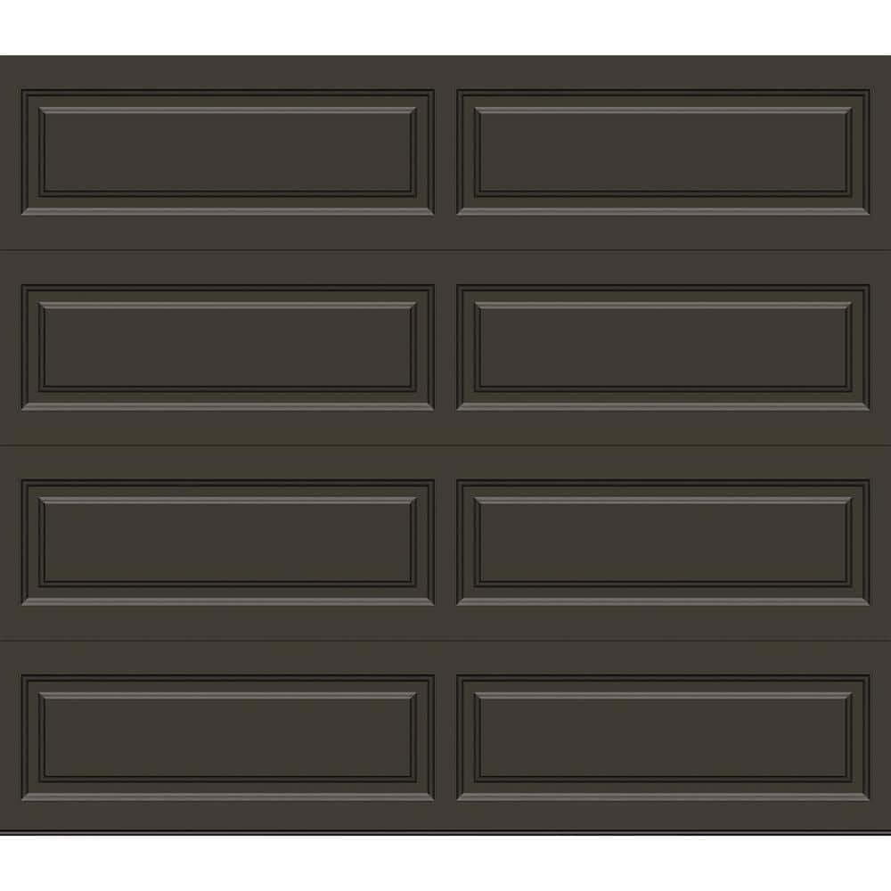 Classic Steel Long Panel 8 ft. x 7 ft. Insulated 18.4 R-Value  Mocha Brown Garage Door without windows price history on PriceWatchPro